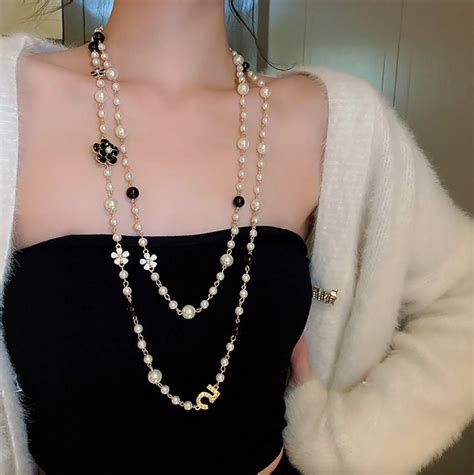 gold chanel necklace dupe|cc necklace knockoff.